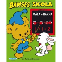 Bamses Skola Måla + Räkna