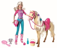 Barbie, Docka & Häst