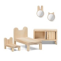 LUNDBY Creative DIY Sovrum Dockhus Möbel Set 3+ år