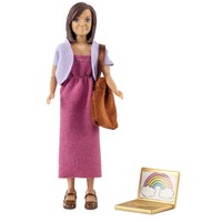 Lundby - Mamma med dator+väska