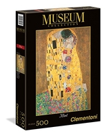 Pussel, Klimt The Kiss, 500 Bitar, Clementoni Museum Collection